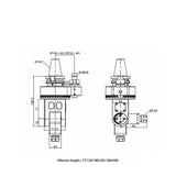 ZU/ER16 Universal Angle Head 0° - 90° Angle Head