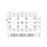 Zero Quick Change Plate BZ220-MN-96-340 - Big-tools Industrial Supply Tools for Metal Cutting